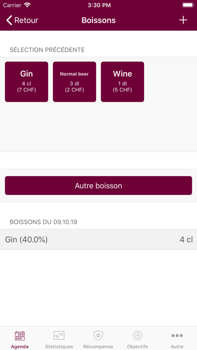 Screenshot #3 pour MyDrinkControl