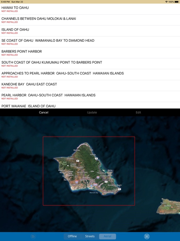 Screenshot #4 pour Oahu (Hawaii) – Marine GPS Map