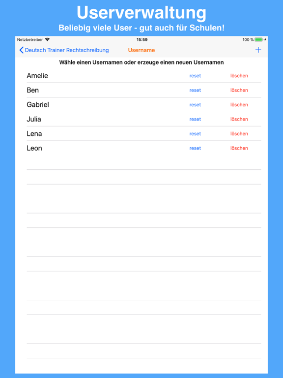 Diktat Trainer iPad screenshot 4 - Education app