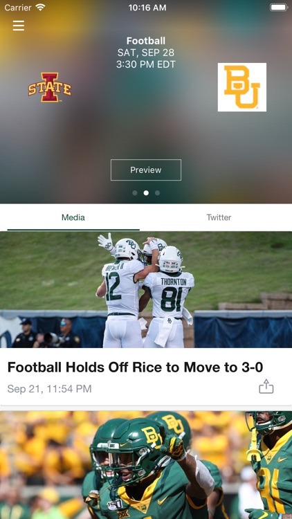 Baylor In-Game