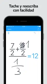 myscript calculator iphone capturas de pantalla 2