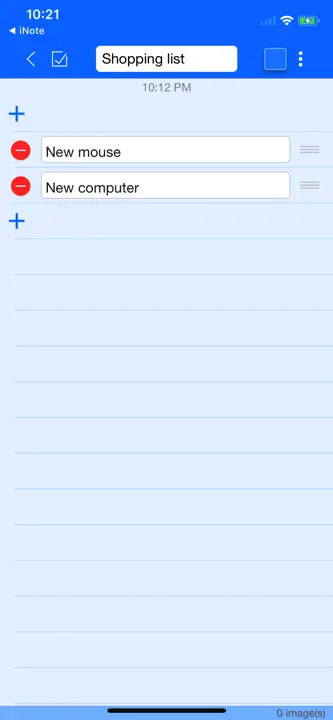 iNote: Screenshot 3 von 5