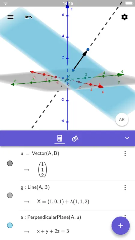 GeoGebra Calculadora 3D screenshot 6 of 8