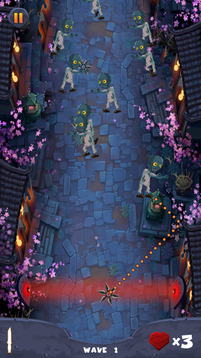 Screenshot #3 pour Ninja and Zombies