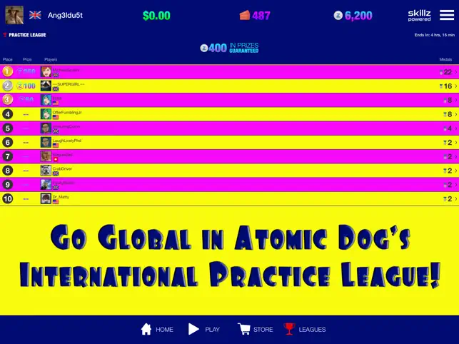 ATOMIC DOG, game for IOS