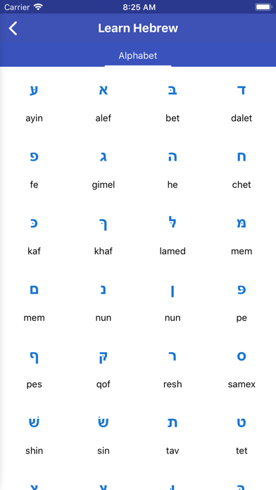 Screenshot #2 pour Learn Hebrew Daily