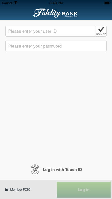 Fidelity Bank Business App Screenshot