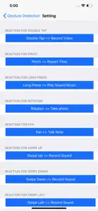 Auto Gesture Detection screenshot #6 for iPhone