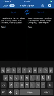 social cipher iphone capturas de pantalla 2