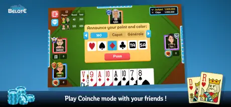 Belote & Coinche online