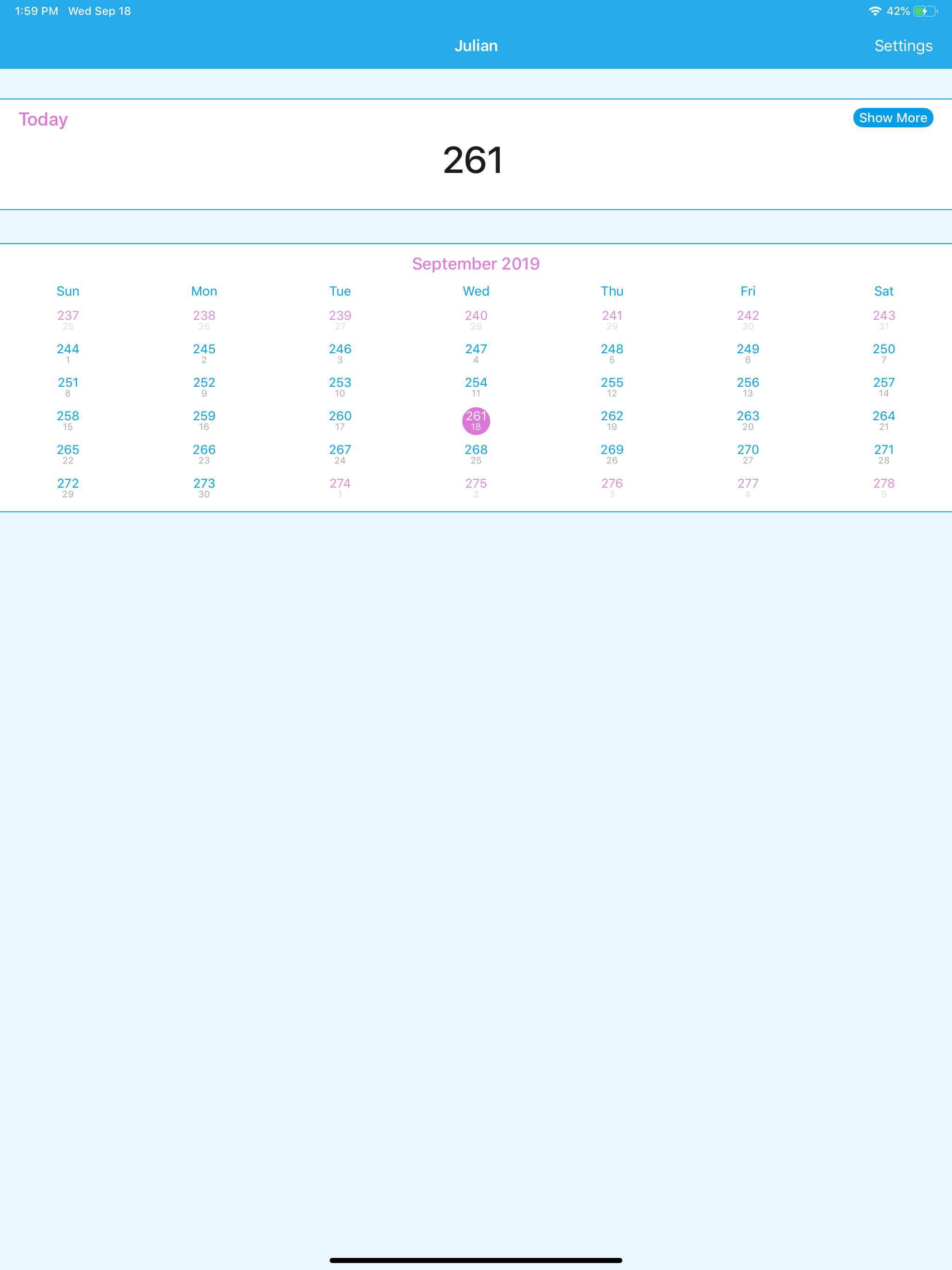 Julian - Quick Dates screenshot 5