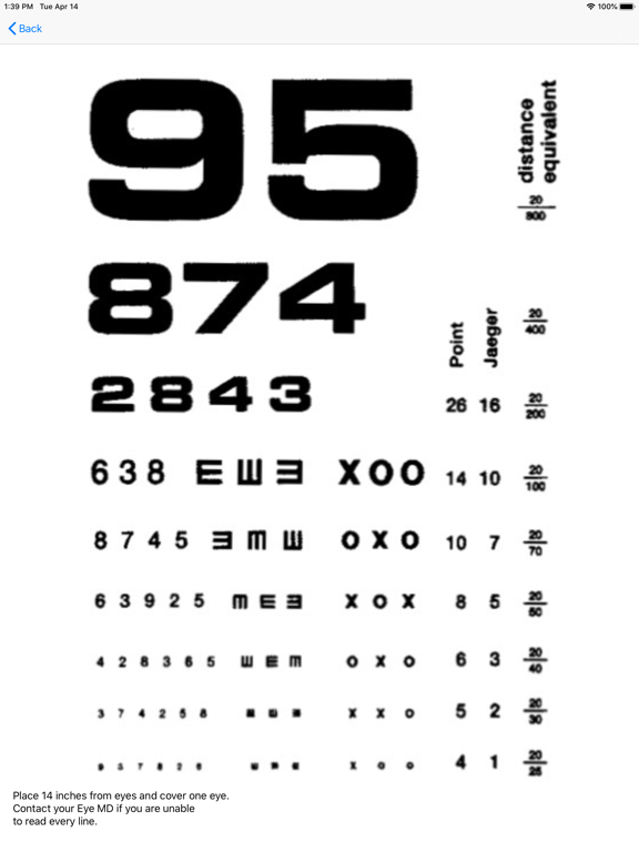 Screenshot #5 pour Telehealth Eye Test