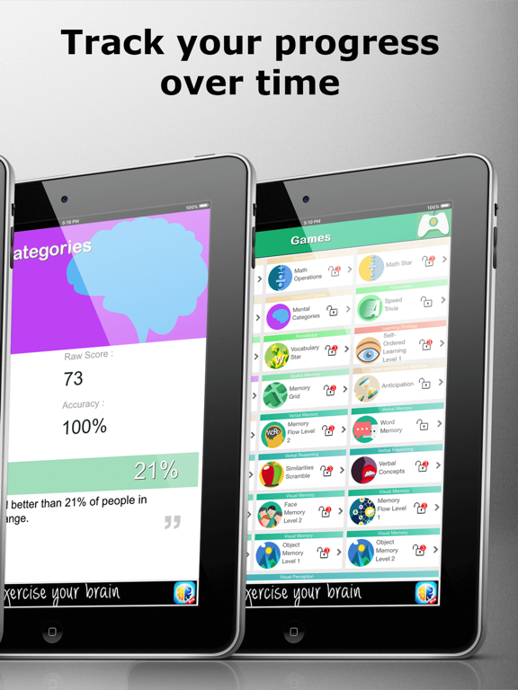 Mind Games - Brain Training iPad screenshot 5 - Education app