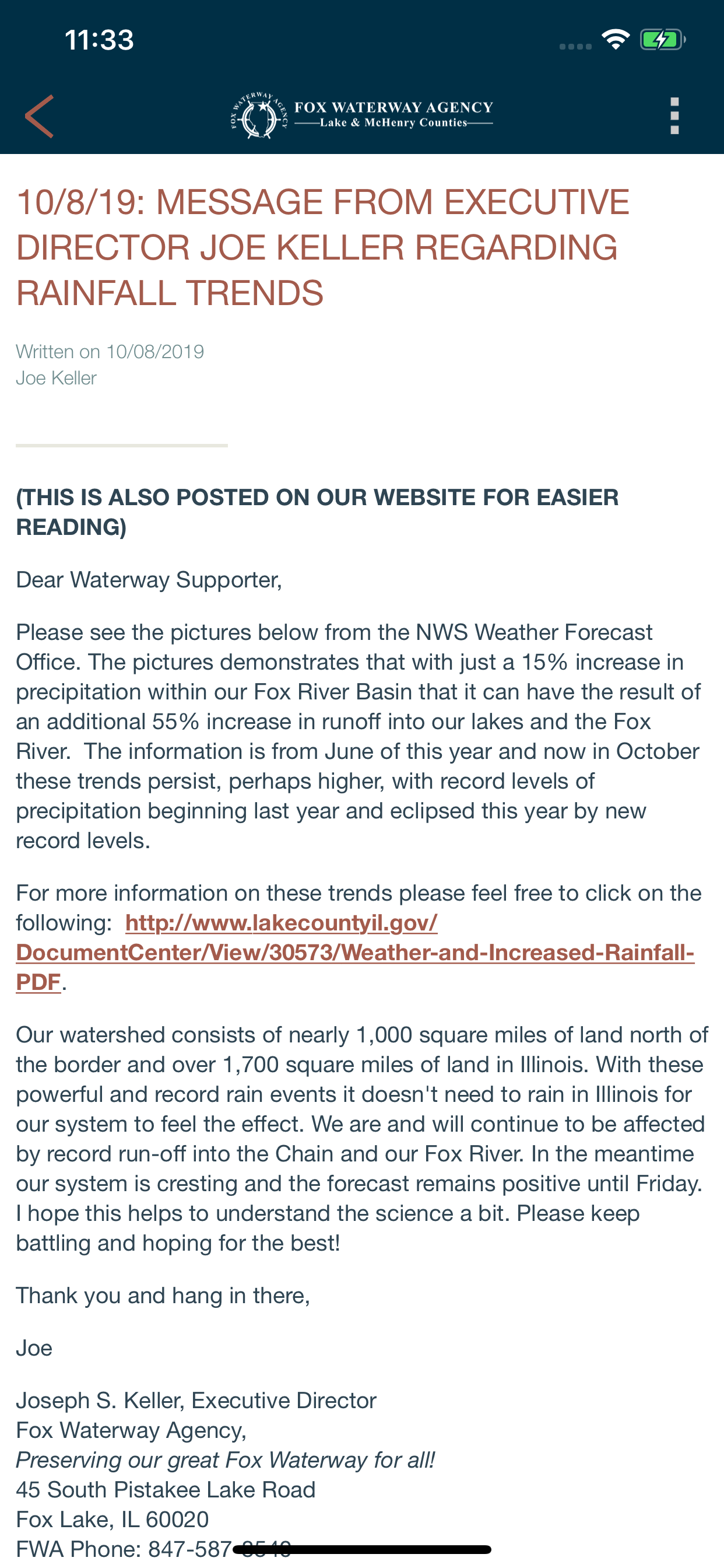 Fox Waterway Agency