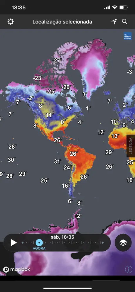 Storm Radar: mapa climático