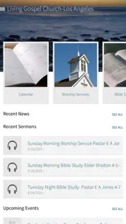 living gospel church l.a. iphone screenshot 1