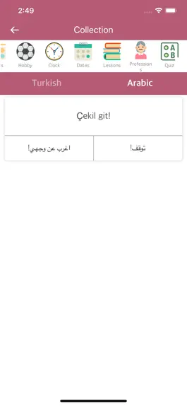 Game screenshot Turkish Arabic Dictionary hack