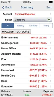 ez expense manager iphone screenshot 4