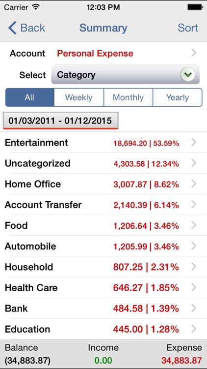 EZ Expense Manager screenshot-3