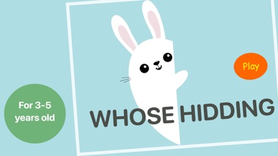 Screenshot #1 pour Peekaboo game - Who’s hiding?