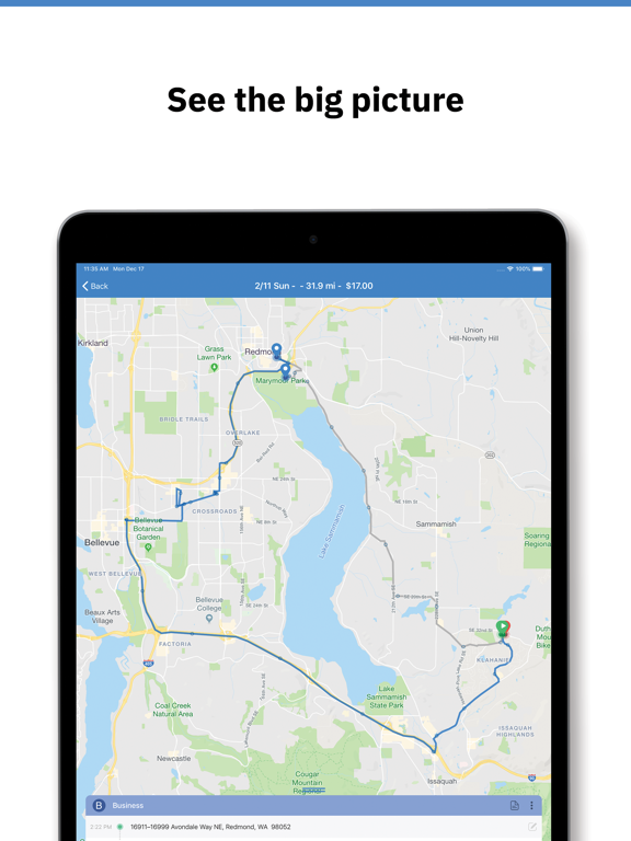 TripLog - GPS Mileage Log Tracker screenshot