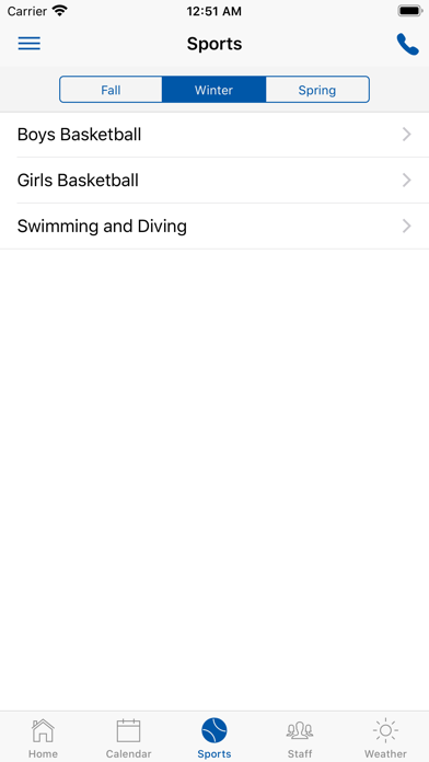 Shortridge Athletics - Indiana iPhone screenshot 4 - Education app