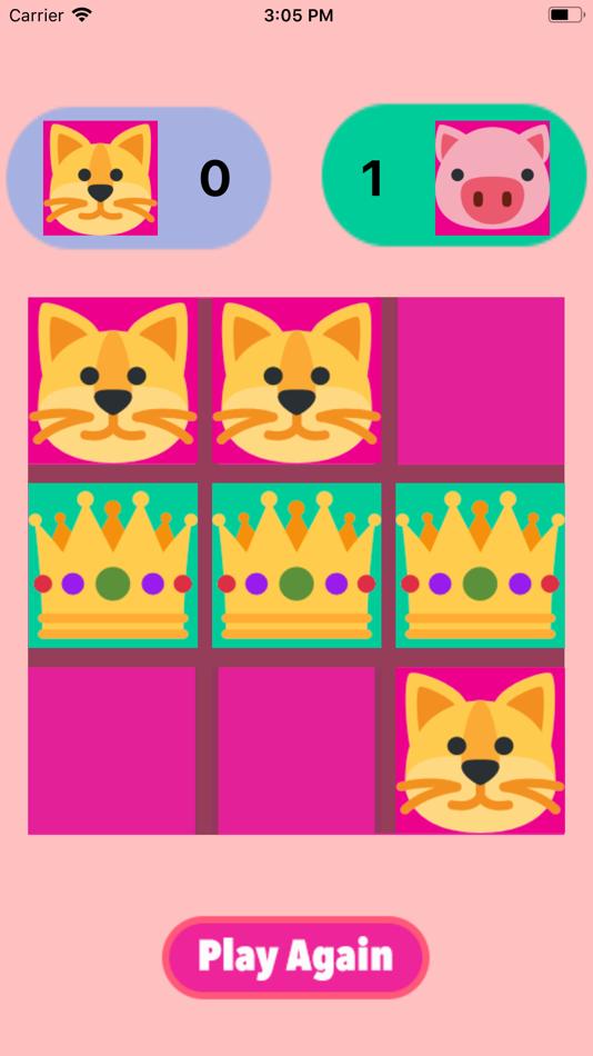 #3. Tic Tac Toe with PHOTO (iOS) Podle: Tsz Poon