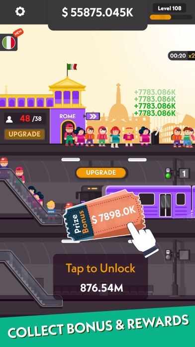 Screenshot #3 pour Idle Subway Tycoon