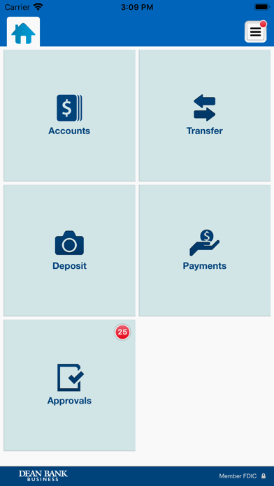 Screenshot #3 pour Dean Bank Business Mobile