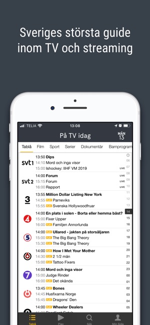 Tv Nu Guide Till Tv Play App Store Da