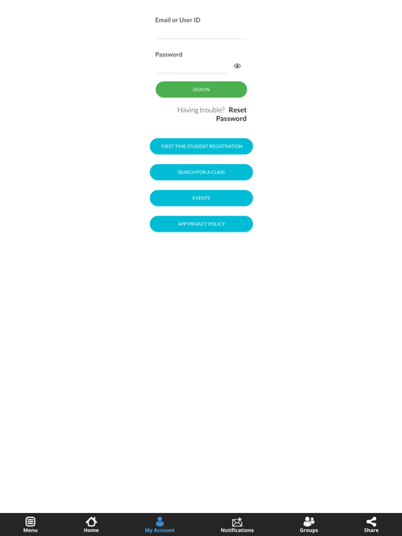 Rhythms of Grace Dance Studio iPad screenshot 5 - Sports app