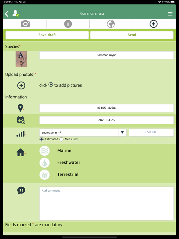 Invasive Alien Species Europe iPad screenshot