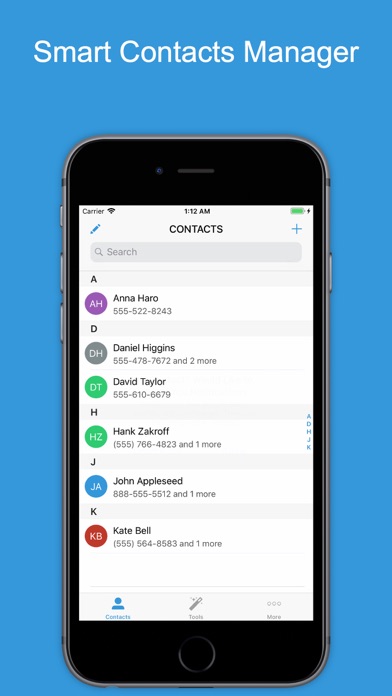 Screenshot #1 pour 1Contact Pro - Contact Manager