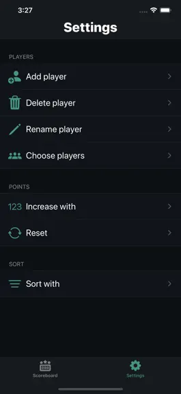 Game screenshot Scorekeeper apk