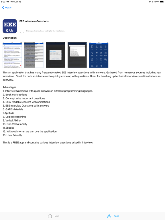 Endpoint Manager MDM Client iPad screenshot 3 - Utilities app