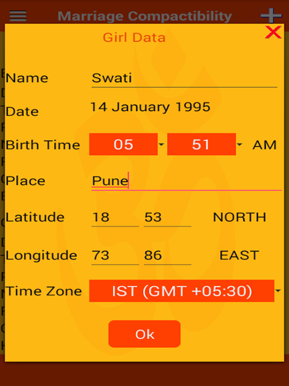 Screenshot #5 pour Marriage-Compatibility