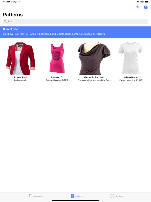 Sewing Patterns screenshot 3