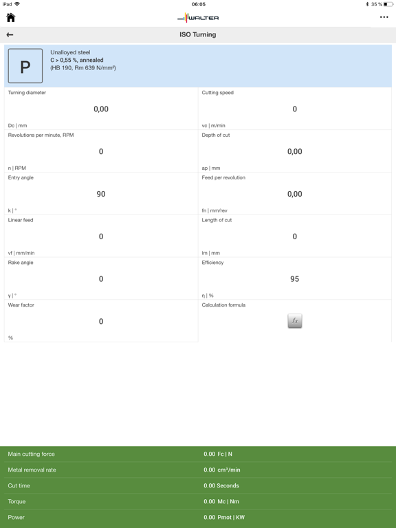 Screenshot #5 pour Walter Machining Calculator