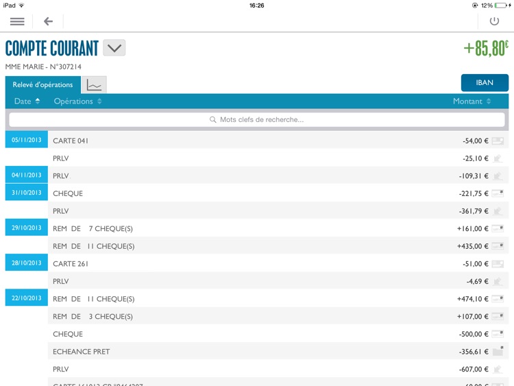 Banque Populaire pro pour iPad