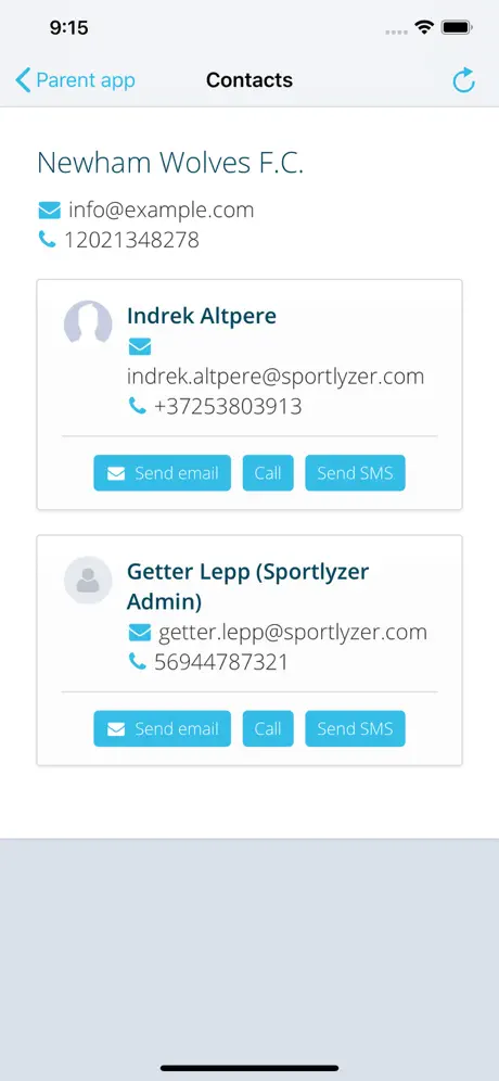 Sportlyzer Player App