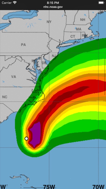 NOAA Hurricane Center screenshot-3