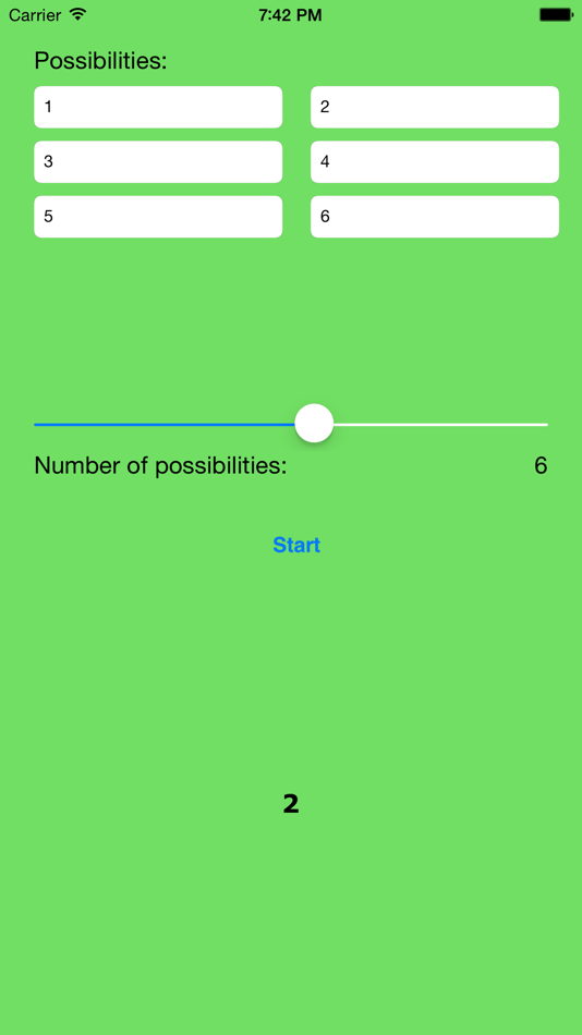 #1. iChance - Totally random (iOS) 由: Alexander Eichhorn