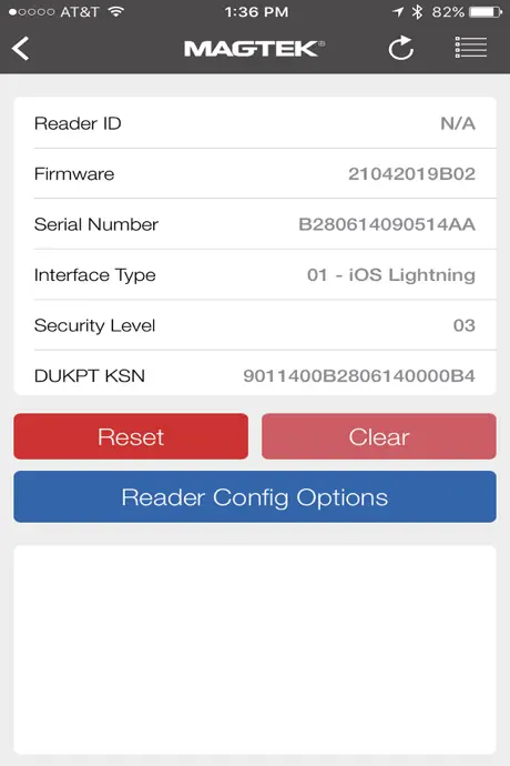 MagTek Reader Configuration