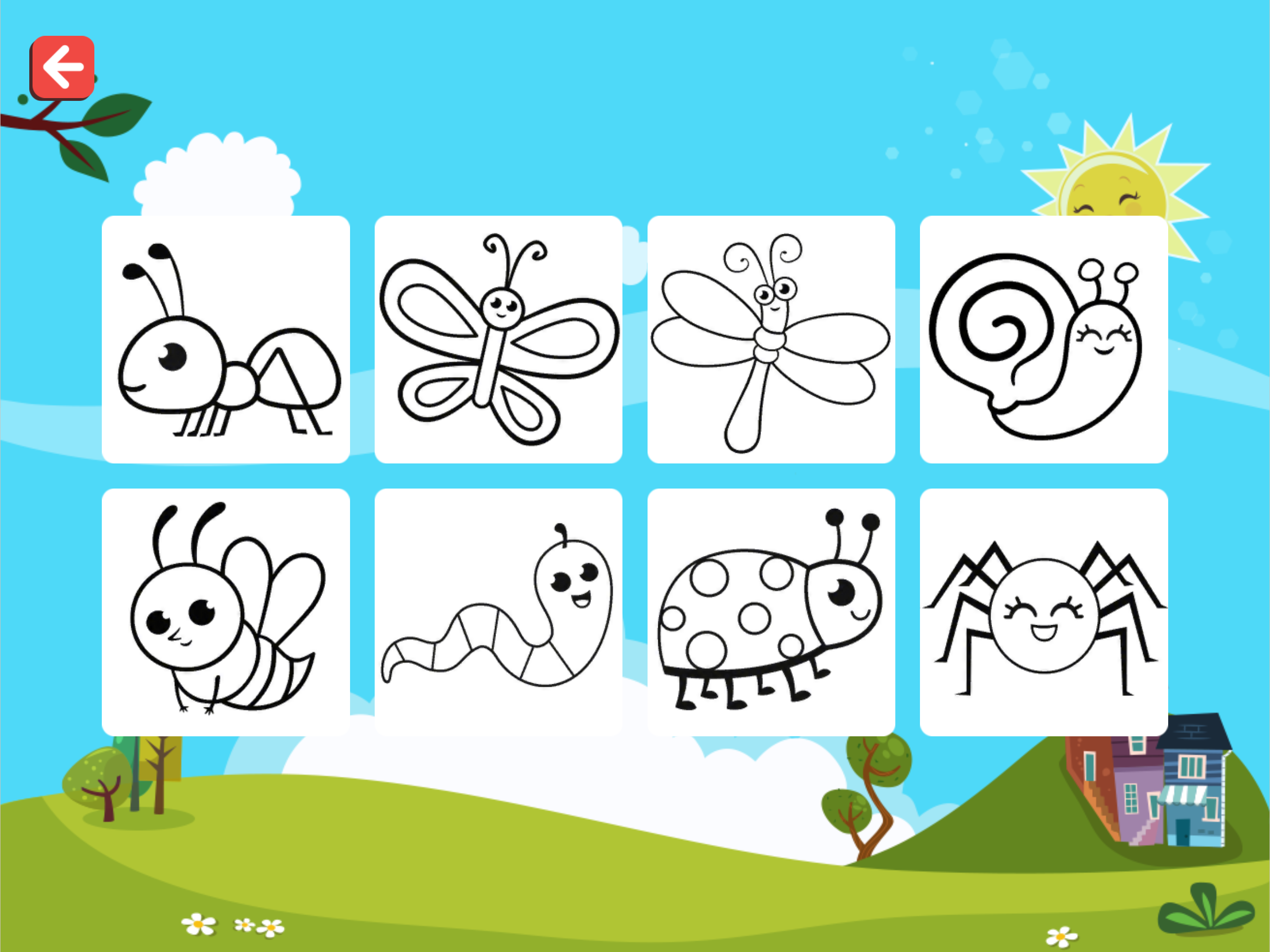 Finger Paint Colorbook Game