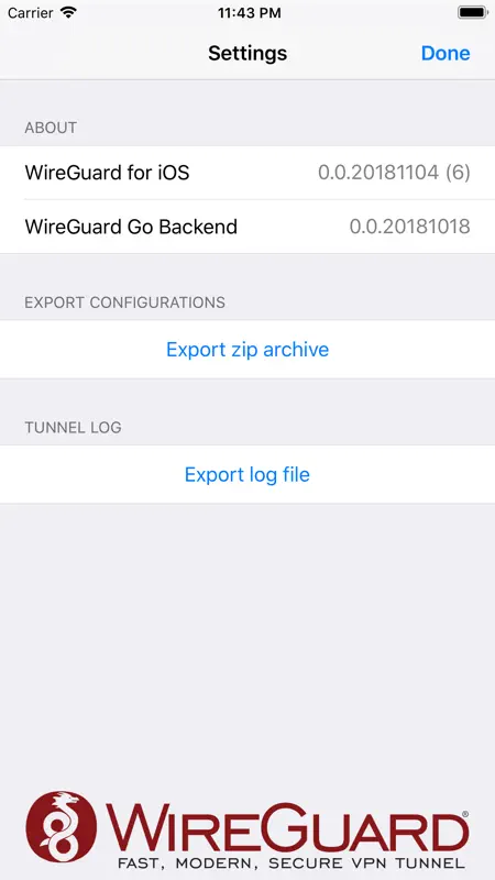 WireGuard screenshot 4 of 4