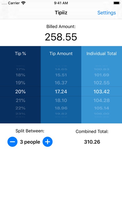 Tipiiz - Tip Calculator screenshot-3
