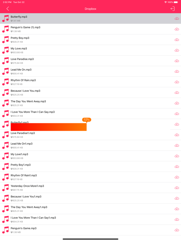 Screenshot #5 pour Cloud Music-Download Songs Lab