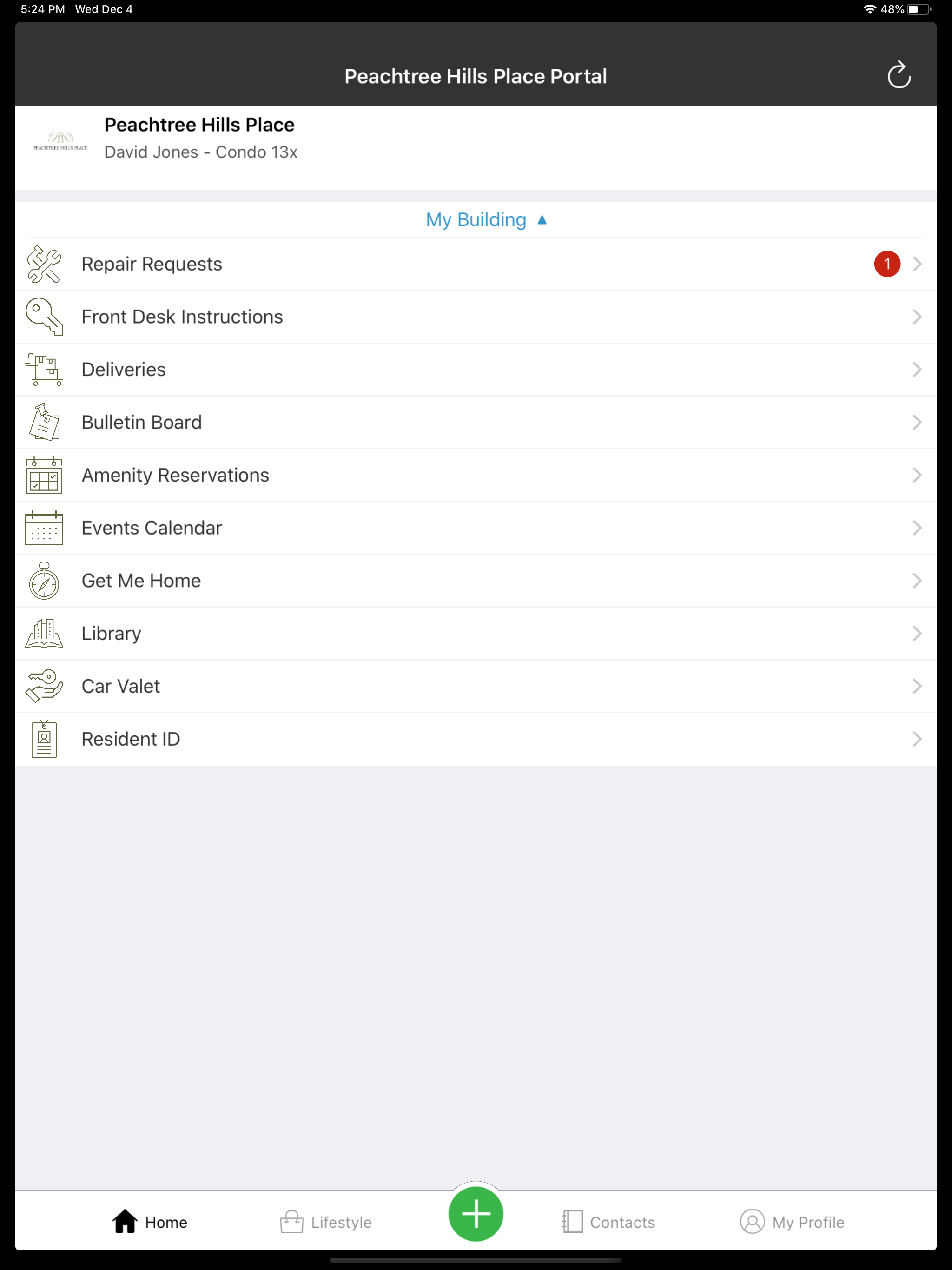 Peachtree Hills Place Portal screenshot 5