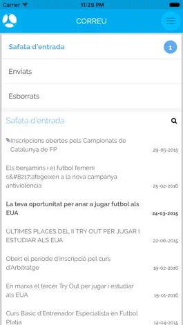 Game screenshot Futbol.cat, Portal del Federat hack