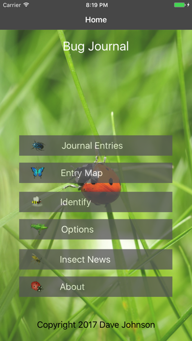 Screenshot #1 pour Bug Journal